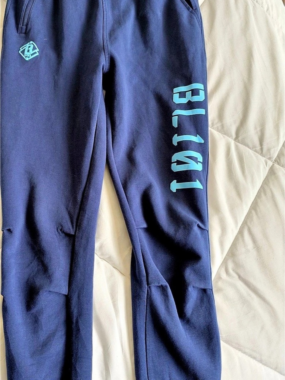 Baseball Lifestyle 101 Baseline Joggers Blue Sweatpants